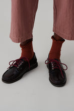 Load image into Gallery viewer, BAXTER BOAT SHOE | OXBLOOD SATIN LEATHER