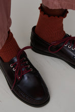 Load image into Gallery viewer, BAXTER BOAT SHOE | OXBLOOD SATIN LEATHER