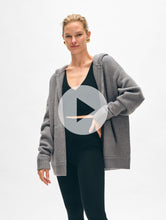 Load image into Gallery viewer, Merino Cashmere Luxe Boyfriend Hoodie