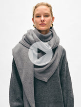 Load image into Gallery viewer, Merino Cashmere Triangle Scarf