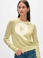 Load image into Gallery viewer, Cashmere Shrunken Crewneck