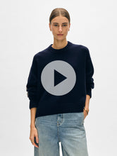 Load image into Gallery viewer, Merino Cashmere Drop Shoulder Crewneck