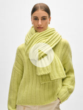 Load image into Gallery viewer, Cashmere Blend Ribbed Scarf