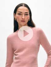 Load image into Gallery viewer, Cashmere Slim Crewneck