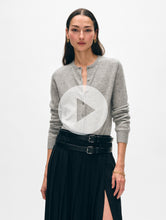 Load image into Gallery viewer, Cashmere Crewneck Cardigan