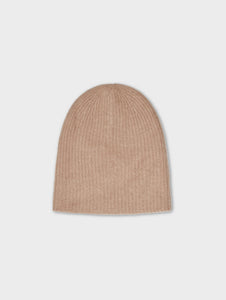 Cashmere Plush Rib Beanie