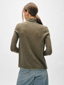 Cashmere Mini Trapeze Cardigan