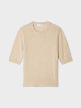 Load image into Gallery viewer, Cashmere Elbow Sleeve Tee