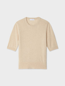 Cashmere Elbow Sleeve Tee