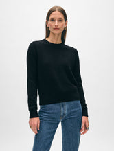 Load image into Gallery viewer, Cashmere Shrunken Crewneck