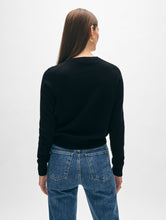 Load image into Gallery viewer, Cashmere Shrunken Crewneck