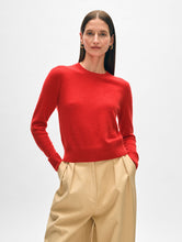 Load image into Gallery viewer, Cashmere Shrunken Crewneck