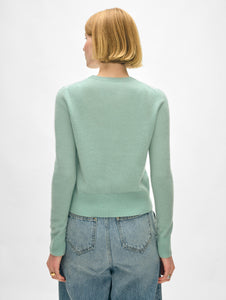 Cashmere Shrunken Crewneck