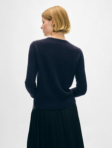 Cashmere Shrunken Crewneck