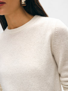 Cashmere Shrunken Crewneck