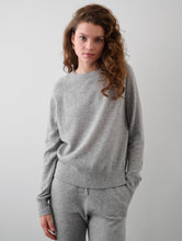 Load image into Gallery viewer, Cashmere Rib Trim Sweatshirt