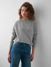 Load image into Gallery viewer, Cashmere Rib Trim Sweatshirt