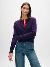 Load image into Gallery viewer, Cashmere Button Crewneck Cardigan