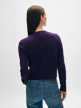 Load image into Gallery viewer, Cashmere Crewneck Cardigan