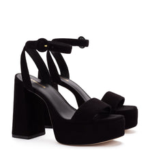 Load image into Gallery viewer, Dolly Sandal In Black Suede