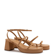 Load image into Gallery viewer, Gio Sandal In Tan Leather