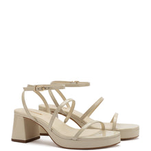 Load image into Gallery viewer, Gio Sandal In Ivory Patent Leather