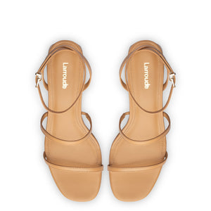 Gio Sandal In Tan Leather