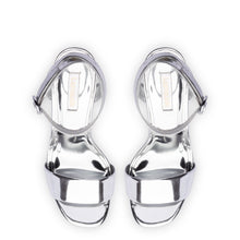 Load image into Gallery viewer, Dolly Sandal In Silver Specchio