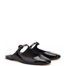 Load image into Gallery viewer, Blair Flat Mule In Black Patent Leather