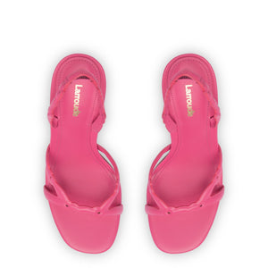 Margherita Sandal In Pink Leather