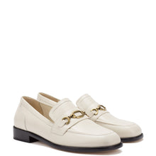 Load image into Gallery viewer, Patricia Loafer In Ivory Leather