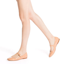 Load image into Gallery viewer, Blair Ballet Flat In Tan Patent Leather