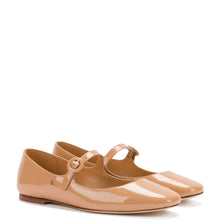 Load image into Gallery viewer, Blair Ballet Flat In Tan Patent Leather