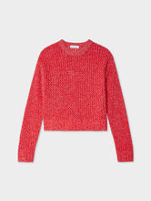 Load image into Gallery viewer, Cashmere Marled Mesh Crewneck