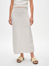 Load image into Gallery viewer, Cotton Slub Side Slit Skirt