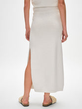 Load image into Gallery viewer, Cotton Slub Side Slit Skirt