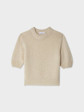 Load image into Gallery viewer, Cashmere Puff Sleeve Crewneck