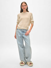 Load image into Gallery viewer, Cashmere Puff Sleeve Crewneck