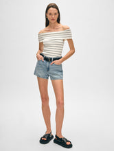 Load image into Gallery viewer, Organic Cotton Ribbed Off The Shoulder Top