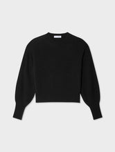 Load image into Gallery viewer, Cashmere Blouson Sleeve Crewneck