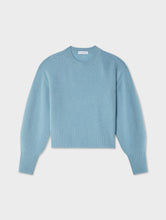 Load image into Gallery viewer, Cashmere Blouson Sleeve Crewneck