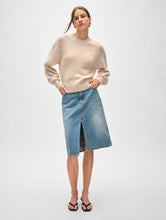 Load image into Gallery viewer, Cashmere Blouson Sleeve Crewneck