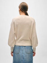 Load image into Gallery viewer, Cashmere Blouson Sleeve Crewneck