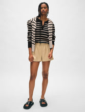 Load image into Gallery viewer, Cashmere Ribbed Striped Henley