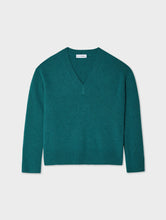 Load image into Gallery viewer, Cashmere Relaxed V Neck