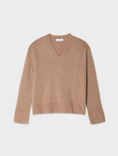 Load image into Gallery viewer, Cashmere Relaxed V Neck