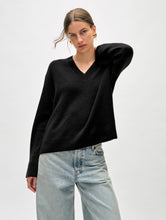 Load image into Gallery viewer, Cashmere Relaxed V Neck