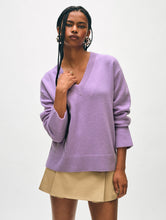 Load image into Gallery viewer, Cashmere Relaxed V Neck