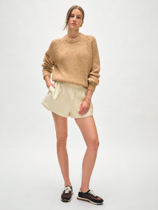 Merino Blend Marled Sweatshirt