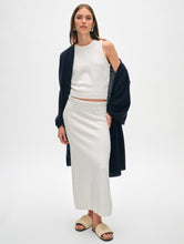 Load image into Gallery viewer, Cotton Slub Side Slit Skirt